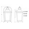 Vaxcel Lexington Aluminum Black Motion Sensor Dusk to Dawn Outdoor Wall Light Clear Glass T0637 - alternate 3